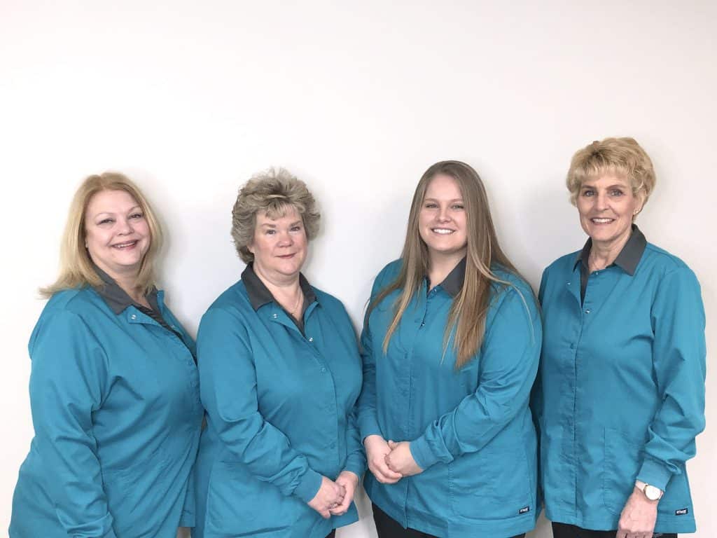 Inspire Dental Wellness Team - Donna, Becky, Danielle and Luanne
